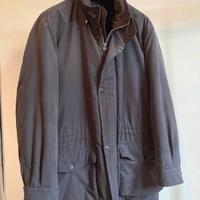 ✨ giaccone in microfibra di colore blu scuro🌟