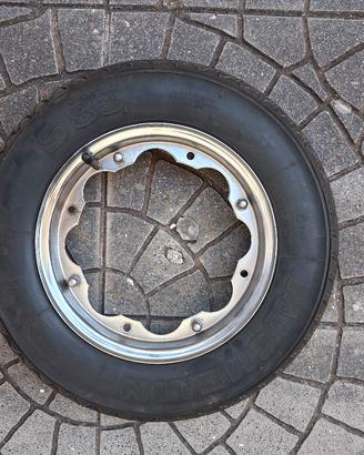 ruota Lambretta 3.50 - 10 michelin come nuova