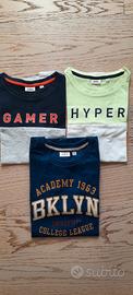 3 t shirt bambino 10/11 anni Blukids 