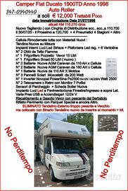 Camper Fiat Ducato 1900TD