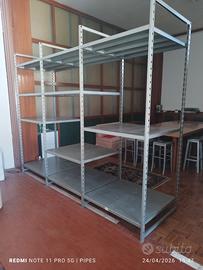 Stand industriale modulabile metallo 4x1x3 m con r