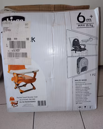 Rialzo sedia portatile Chicco con scatola