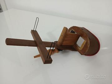 Antico Visore Stereoscopico Stereoscopio in Legno