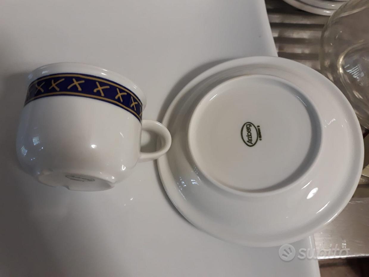 Plat Raviera En Porcelaine Arzberg – Blanc/jaune, Finition Brillante (neuf Sans Boîte)