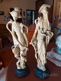Statue orientali vintage 