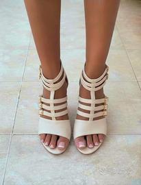 Sandali alla schiava vintage La Donna Moda  38