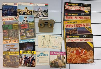 Visore foto 3D View-Master  e collezione 39 dischi