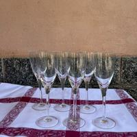 Set bicchieri cristallo per prosecco