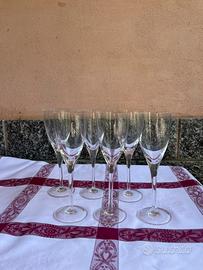 Set bicchieri cristallo per prosecco