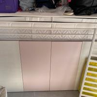 Letto con  cabina armadio bambina