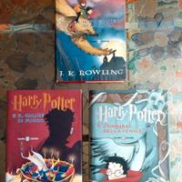 3 libri Harry Potter 