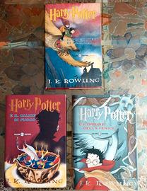 3 libri Harry Potter 