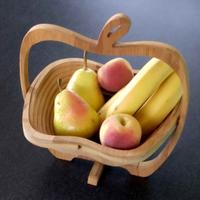 Portafrutta pieghevole in legno