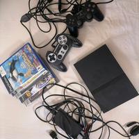 PlayStation 2 + 2 joystick + 5 giochi