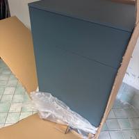 settimino 5 cassetti moderno color petrolio