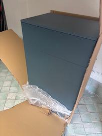 settimino 5 cassetti moderno color petrolio