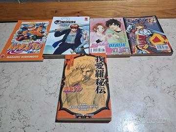 4 manga Naruto ed altri più un romanzo Naruto