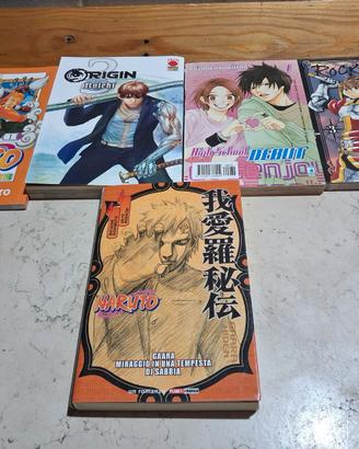4 manga Naruto ed altri più un romanzo Naruto
