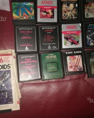 Console vintage Atari 2600 e 13 giochi