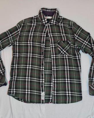 Camicia a quadri Levi's® verde e fucsia | Taglia M