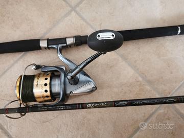 Canna spinning Tonno Majorcraft + Shimano Saragosa