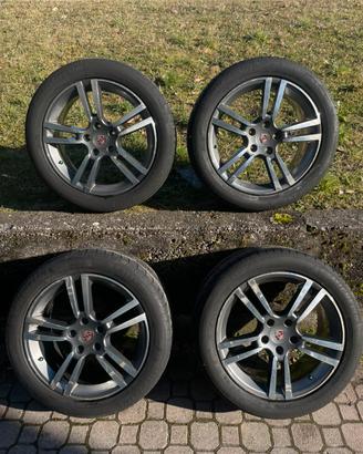 Cerchi Porsche orginale (5x130) gomme 275/45 R20