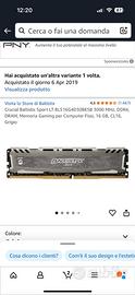 Ram micron ballistix 16 gb ddr4 3000mhz
