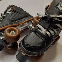 Pattini 4 ruote per adulti + protezioni