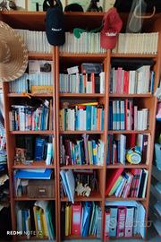 libreria color ciliegio 