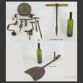 ATTREZZI DA LAVORO ANTICHI IN FERRO BATTUTO INTERA