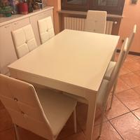 Tavolo e 6 sedie