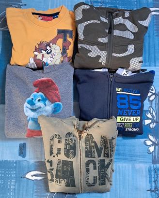 Lotto abbigliamento bambino 6 anni 