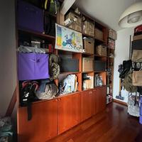 Libreria a giorno con sportelli L230, H255, P40