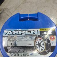 CATENE DA NEVE 9MM ASPEN OMOLOGATE GRUPPO 040- 40 