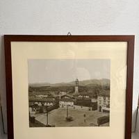 Quadro panorama città di Cantù - Ottocento