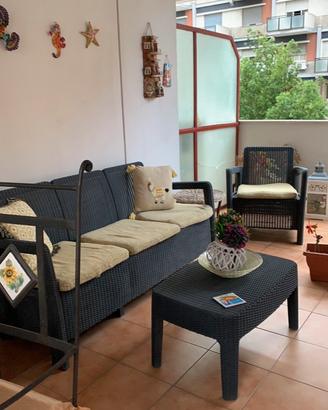 Barbecue e divanetti rattan
