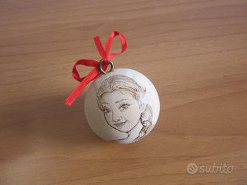 Pallina legno nataliza