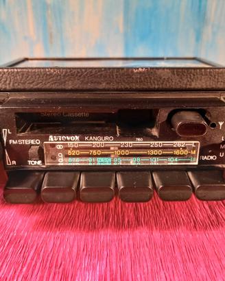 Autoradio vintage AUTOVOX 760 Kanguro con plancia