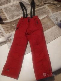 pantaloni sci bambino 9/10 anni 