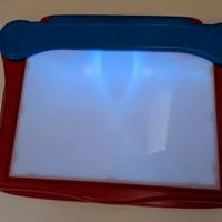 Lavagnetta luminosa a batteria per ricalco