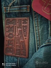 BROKE JEANS Uomo TG 32