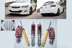 4 Ammortizzatori a Ghiera Regolabili Opel Astra J
