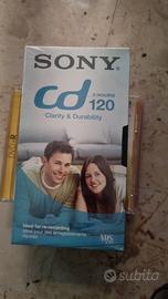 2187NN-VHS Sony CD 120 Nuovo