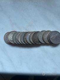 Monete argento 500 lire