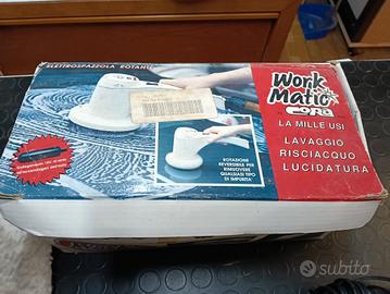 Work Matic di Cora, un'elettrospazzola rotante d'e