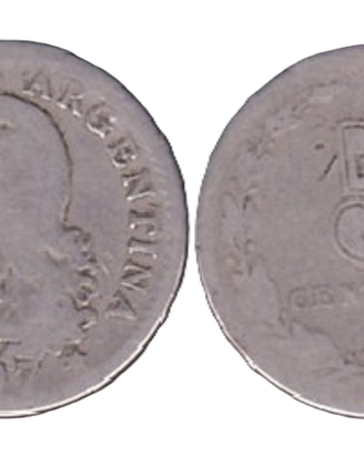 MONETA 5 CENTAVOS ARGENTINA 1907 - COD C1