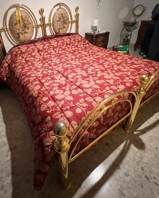 Letto Ottone bagno oro 24k, Esperia, Angelo Brotto