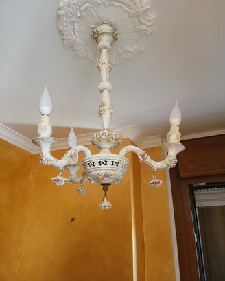 lampadario capodimonte