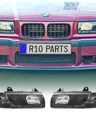 FARI BMW E36 90-99 LUCE DIURNA NERO