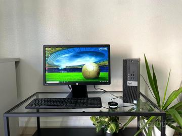 POSTAZIONE COMPLETA PC DELL MONITOR TASTIERA MOUSE